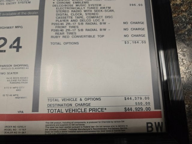 1993 Chevrolet Corvette NA