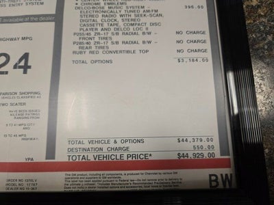 1993 Chevrolet Corvette NA