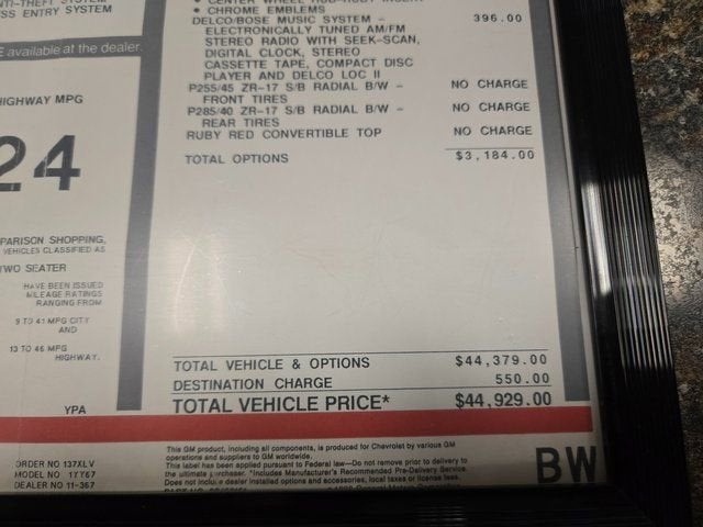 1993 Chevrolet Corvette NA