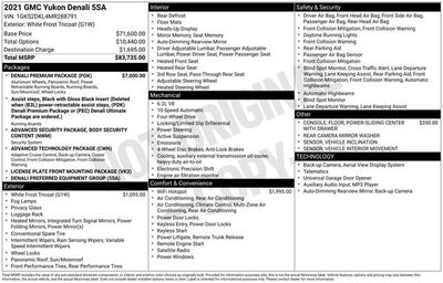 2021 GMC Yukon Denali