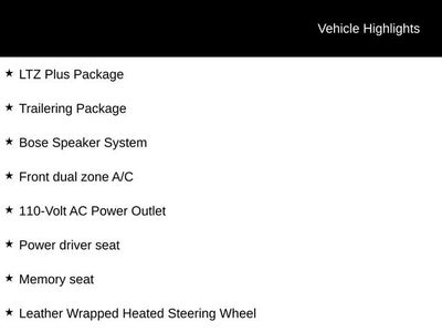 2018 Chevrolet Silverado 1500 LTZ