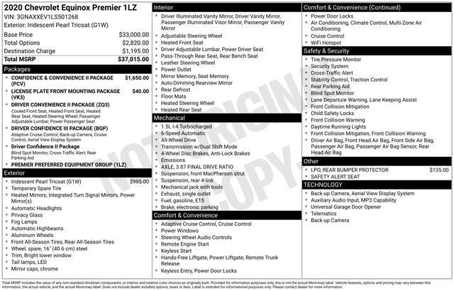 2020 Chevrolet Equinox Premier