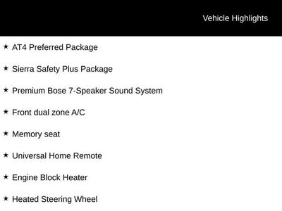 2022 GMC Sierra 1500 AT4