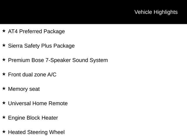 2022 GMC Sierra 1500 AT4