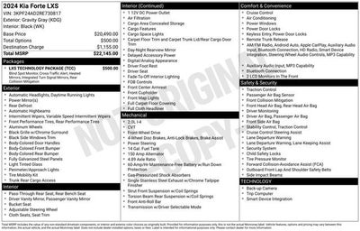 2024 Kia Forte LXS