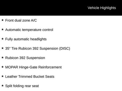 2022 Jeep Wrangler Unlimited Rubicon 392