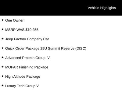 2024 Jeep Grand Cherokee L Summit Reserve