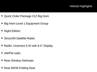 2026 RAM 1500 Big Horn/Lone Star