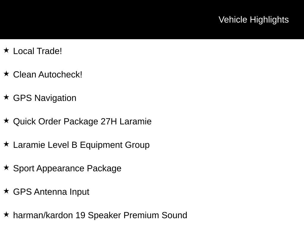 2021 RAM 1500 Laramie