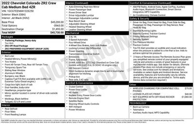 2022 Chevrolet Colorado ZR2