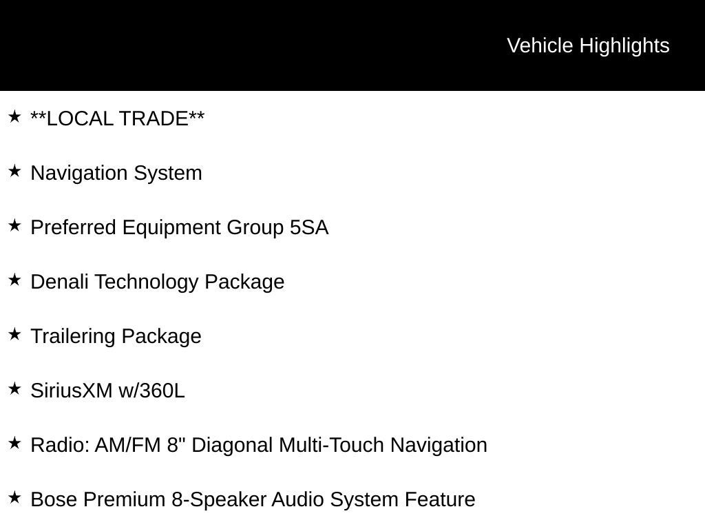 2023 GMC Acadia Denali