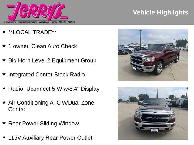 2022 RAM 1500 Big Horn/Lone Star
