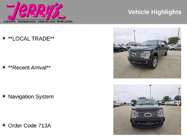 2018 Ford F-350SD Platinum