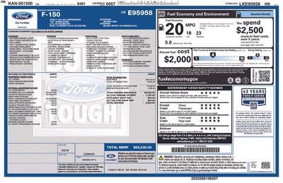 2020 Ford F-150 XLT 5 1/2 Ft Box