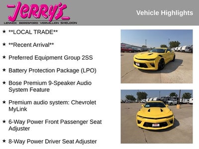 2018 Chevrolet Camaro SS 2SS