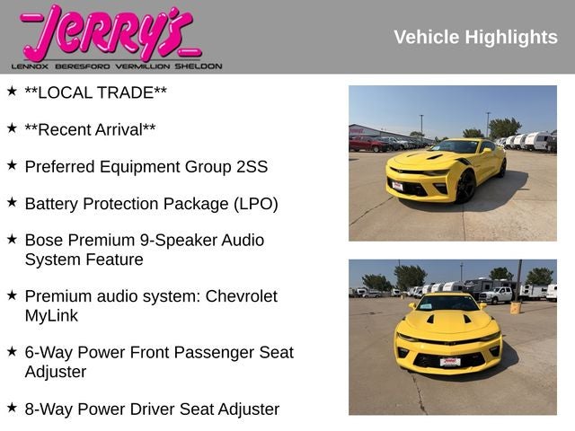 2018 Chevrolet Camaro SS 2SS