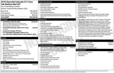 2018 Chevrolet Colorado Z71