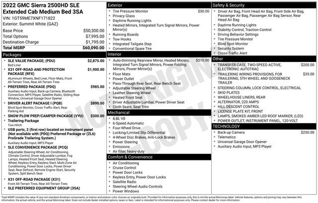 2022 GMC Sierra 2500HD SLE