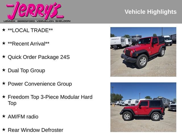 2010 Jeep Wrangler Sport