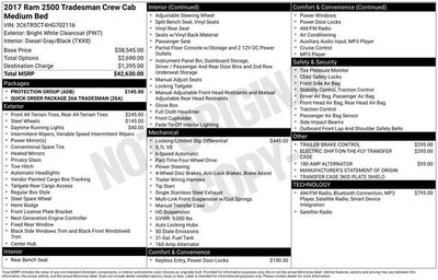 2017 RAM 2500 Tradesman